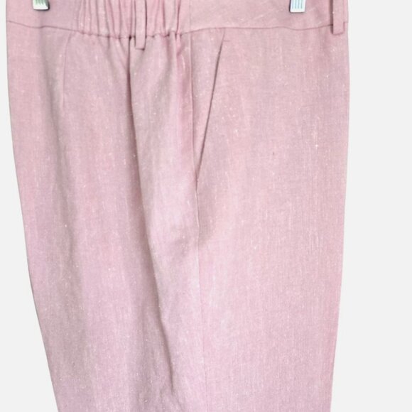 Lafayette 148 NY Pink Linen Silk Double Breasted Suit 24W - Picture 12 of 16